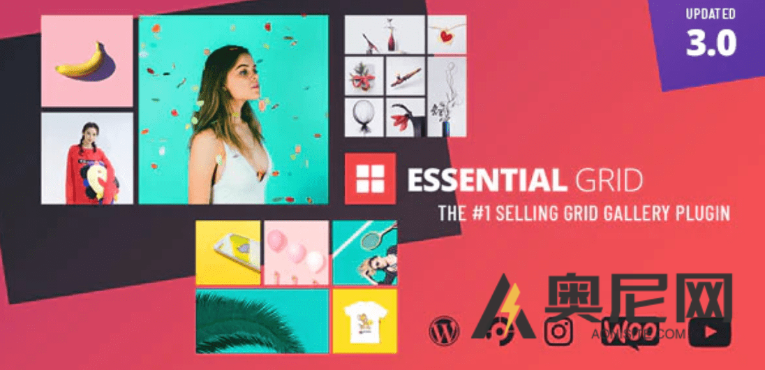 Essential Grid汉化版 -WordPress网格插件 Essential Grid汉化版 -WordPress网格插件