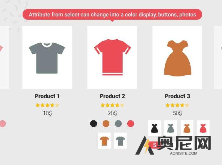 WooCommerce Product Variations Swatches Premium汉化版-WordPress商城色板插件 WooCommerce Product Variations Swatches Premium汉化版-WordPress商城色板插件