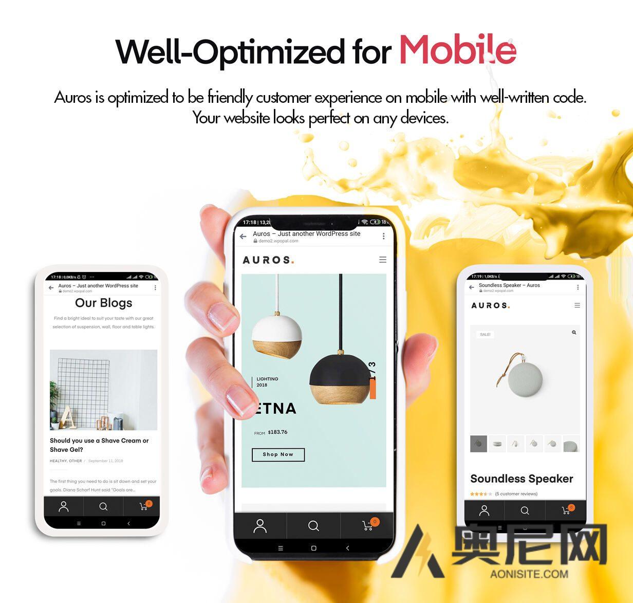 Auros 汉化版-现代简约家具店在线商店WordPress主题 Auros 汉化版-现代简约家具店在线商店WordPress主题