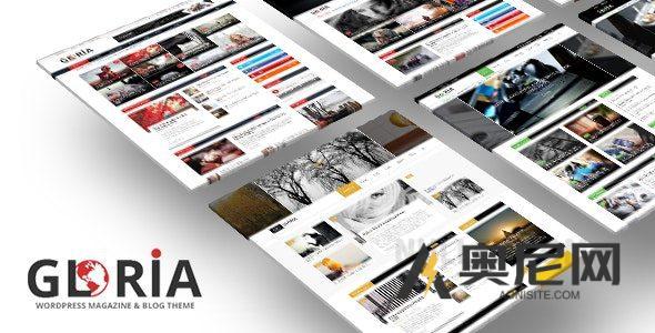Gloria 主题- 多概念博客杂志媒体 WordPress 主题 Gloria 主题- 多概念博客杂志媒体 WordPress 主题