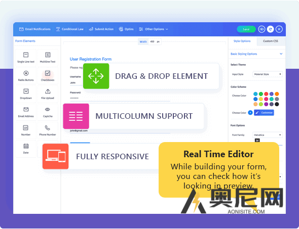 ARForms汉化版-WordPress响应式表单插件+全部附件组件 ARForms汉化版-WordPress响应式表单插件+全部附件组件