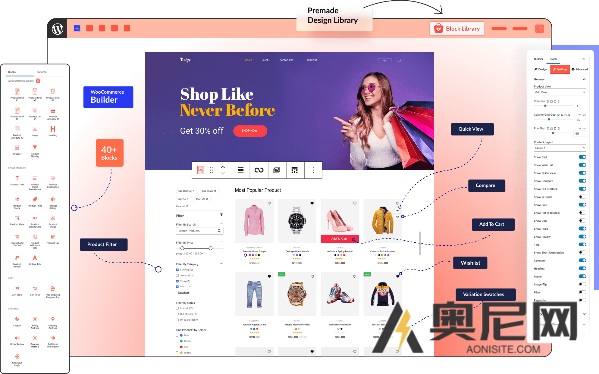 ProductX Pro 中文版 – WooCommerce 的古腾堡块构建插件 ProductX Pro 中文版 – WooCommerce 的古腾堡块构建插件