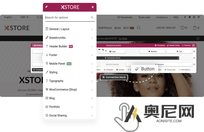 XStore主题汉化版-高级多功能自定义WooCommerce主题