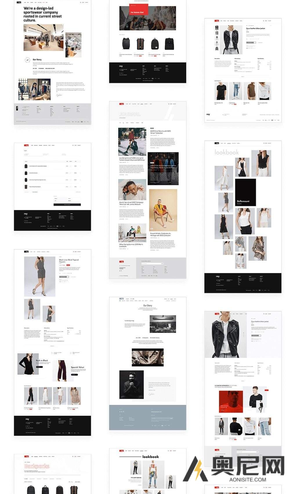 Rey 主题汉化版– 艺术品、服装或家具店 WooCommerce 主题[Elementor构建]