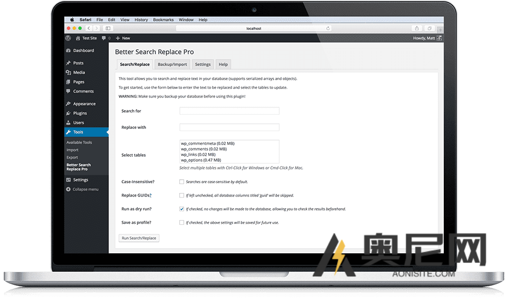 Better Search Replace Pro 汉化版 – wordpress轻量级数据迁移、搜索替换插件 Better Search Replace Pro 汉化版 – wordpress轻量级数据迁移、搜索替换插件