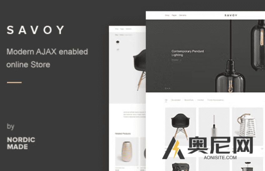 Savoy 汉化版-简洁风格AJAX WooCommerce主题 Savoy 汉化版-简洁风格AJAX WooCommerce主题