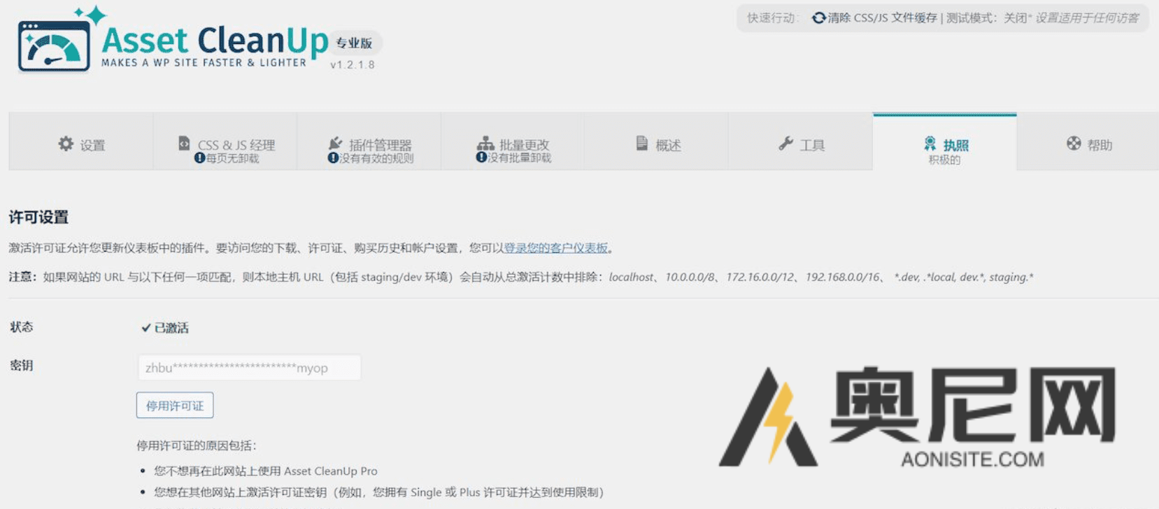 Asset CleanUp Pro 汉化版-WordPress加速和瘦身插件 Asset CleanUp Pro 汉化版-WordPress加速和瘦身插件