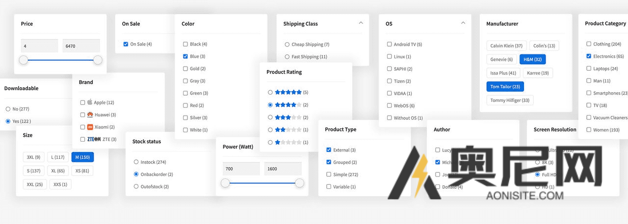 Filter Everything PRO 汉化版– WordPress及WooCommerce过滤器插件 Filter Everything PRO 汉化版– WordPress及WooCommerce过滤器插件
