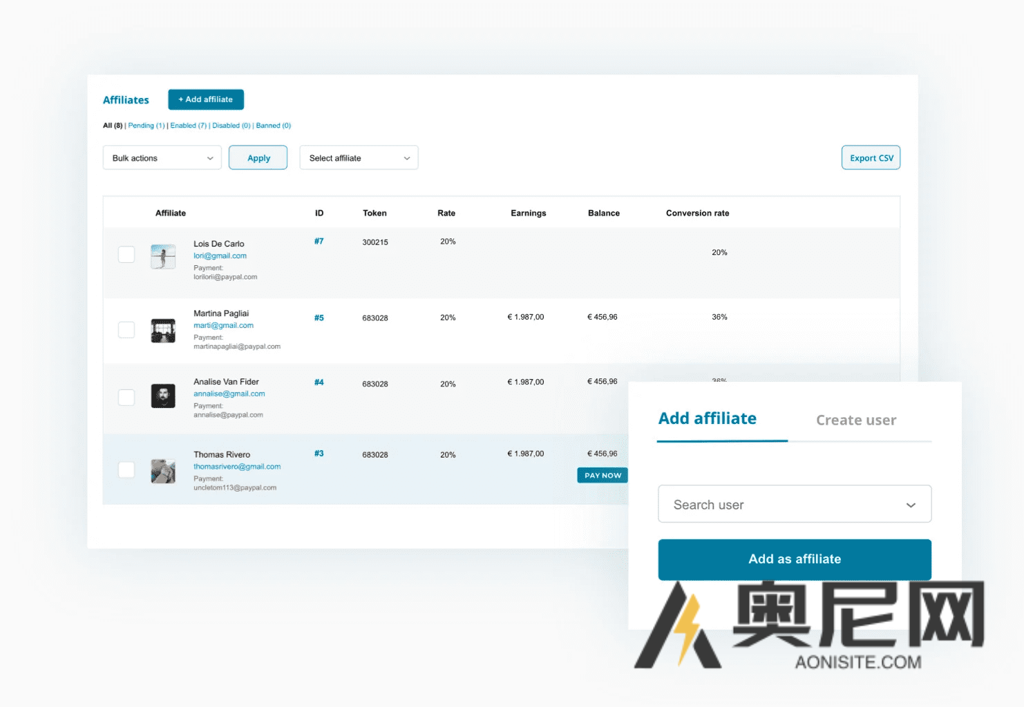 YITH WooCommerce Affiliates Premium 汉化版 – 商城营销联盟wordpress插件 YITH WooCommerce Affiliates Premium 汉化版 – 商城营销联盟wordpress插件