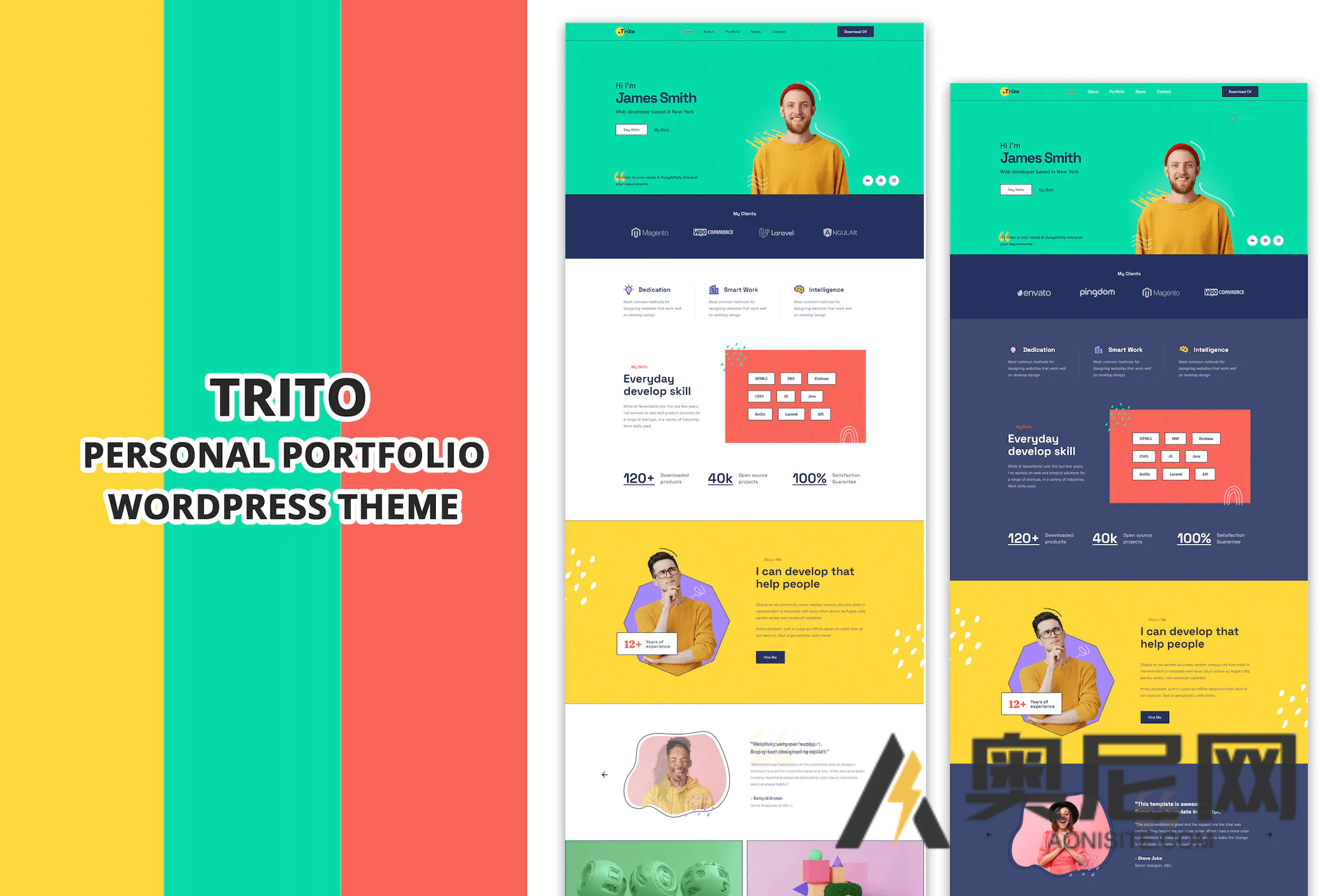 Trito – 个人作品简历展示 WordPress 主题 Trito – 个人作品简历展示 WordPress 主题