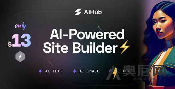 AI Hub v1.3.8 – 创业与技术WordPress主题