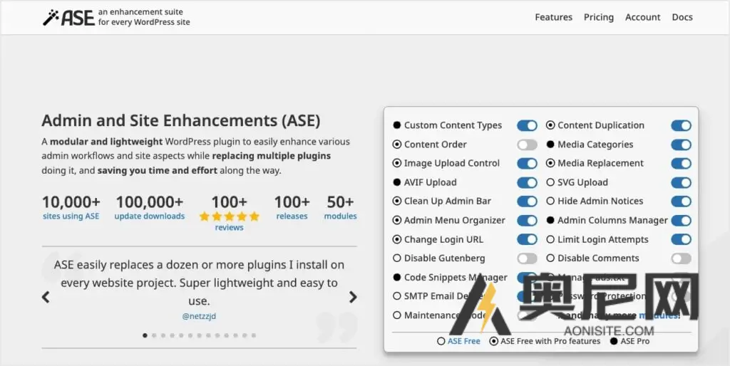 管理员和站点增强功能 （ASE） Pro v7.8.3