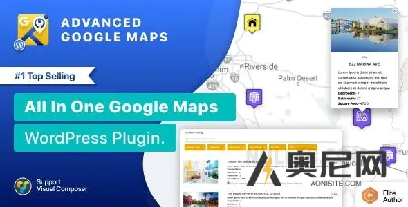 适用于 WordPress 的高级 Google 地图插件 v5.8.6