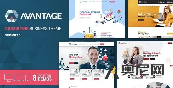 Avantage v2.5.3 – 商业咨询 WordPress 主题