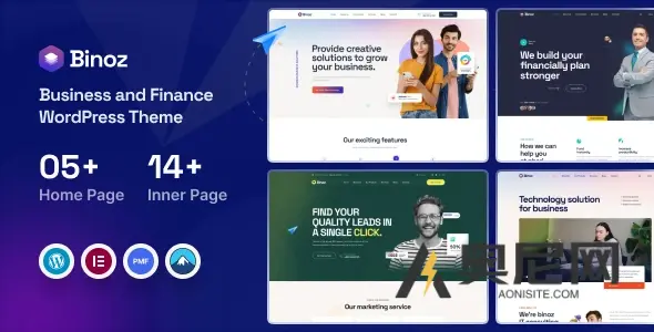 Binoz v1.0 – 商业代理 WordPress 主题
