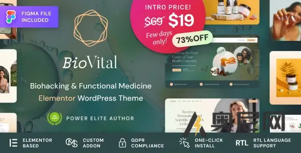 BioVital v1.0.2 – 功能医学医生 WordPress 主题