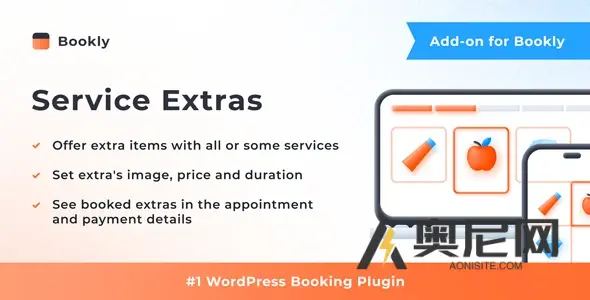 Bookly 服务附加功能(附加组件)v6.0 Bookly 服务附加功能(附加组件)v6.0