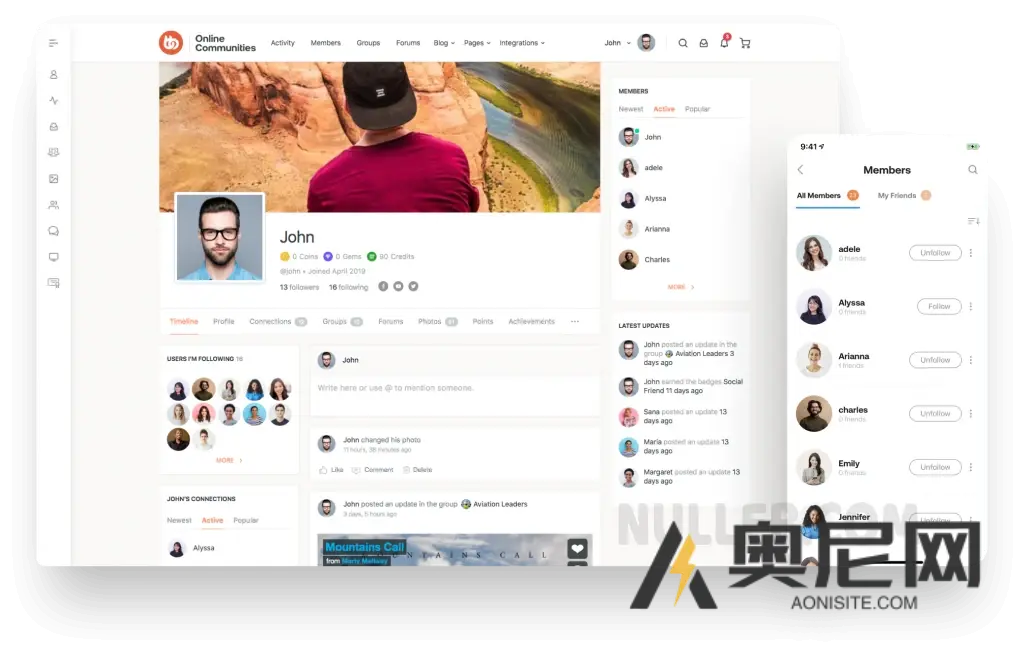 BuddyBoss Platform Pro 2.6.90 – 出售会员资格、课程和创建在线社区