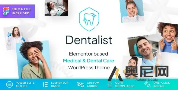 Dentalist v1.1.1 – 医疗和牙医 WordPress 主题