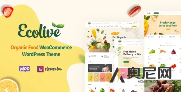 Ecolive v1.4.1 – 有机食品 WooCommerce WordPress 主题 Ecolive v1.4.1 – 有机食品 WooCommerce WordPress 主题