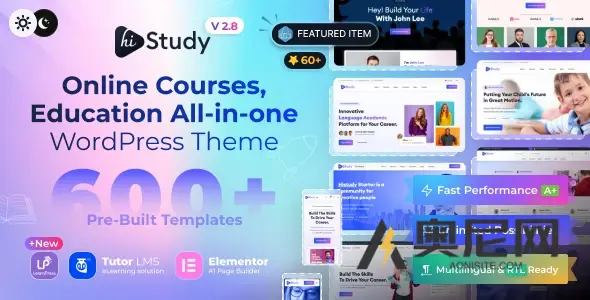 HiStudy v3.0.5 – 教育 WordPress 主题 HiStudy v3.0.5 – 教育 WordPress 主题