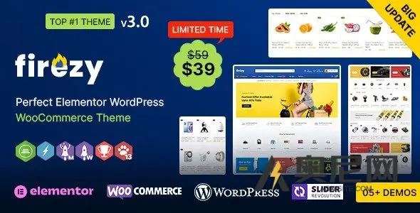 Firezy WP v3.3.0 – Elementor 多用途 WooCommerce 主题 Firezy WP v3.3.0 – Elementor 多用途 WooCommerce 主题