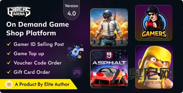 玩家竞技场v4.0 - 数字在线游戏商店，游戏充值，优惠券和玩家ID销售工具