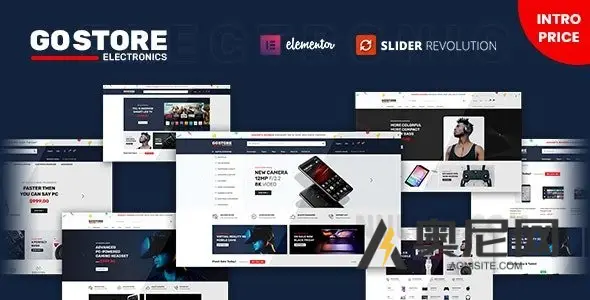 GoStore v1.4.8 – Elementor WooCommerce WordPress 主题