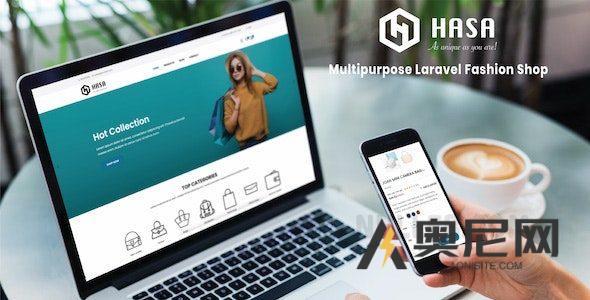 HASA v1.44.3 – Laravel 多用途多语言时装店