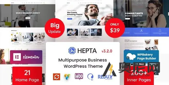 Hepta v3.2.7 – 多用途商业 WordPress 主题 Hepta v3.2.7 – 多用途商业 WordPress 主题