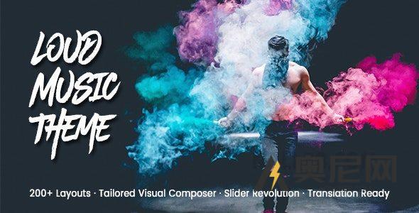 Loud v2.6.38 – 音乐行业的现代 WordPress 主题