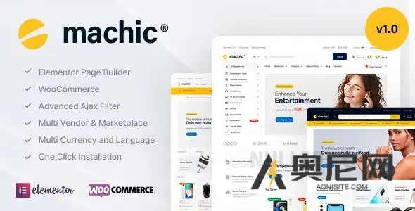 Machic v1.5.0 – 电子商店 WooCommerce 主题