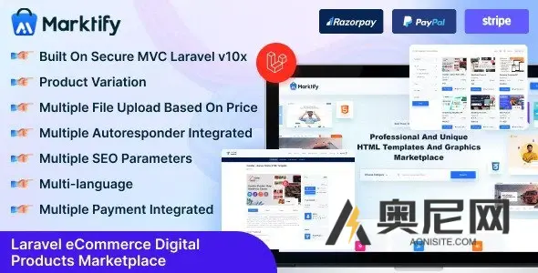 Marktify v4.0 – Laravel 电子商务数字产品市场 Marktify v4.0 – Laravel 电子商务数字产品市场
