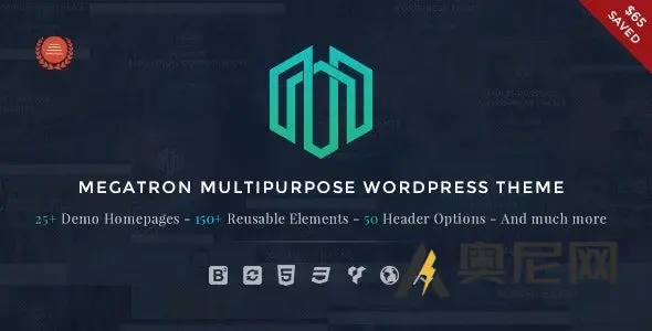 威震天 v4.4 – 响应式多用途 WordPress 主题