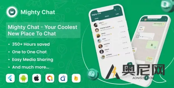 MightyChat v5.0.0 – 带有 Firebase 后端 + Agora.io 的聊天应用程序