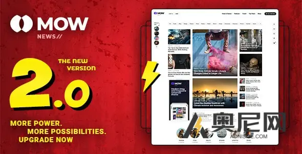 Mow v2.1.3 - 博客和杂志WordPress主题