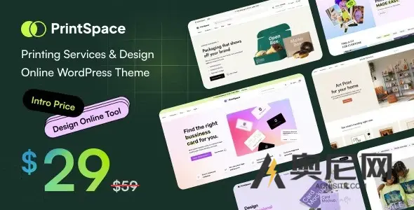 PrintSpace v1.3.4 - 在线打印服务和设计WooCommerce WordPress主题