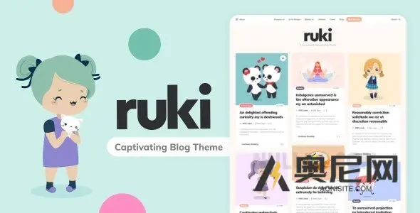 Ruki v1.4.7 – 迷人的个人博客主题