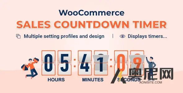 WooCommerce 和 WordPress 的销售倒数计时器 – 结帐倒计时 v1.1.6 WooCommerce 和 WordPress 的销售倒数计时器 – 结帐倒计时 v1.1.6