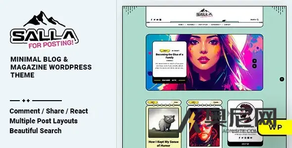 Salla v1.0.6 - 博客和杂志WordPress主题 Salla v1.0.6 - 博客和杂志WordPress主题