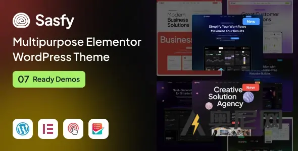 Sasfy v1.0.5 – 多用途 Elementor WordPress 主题