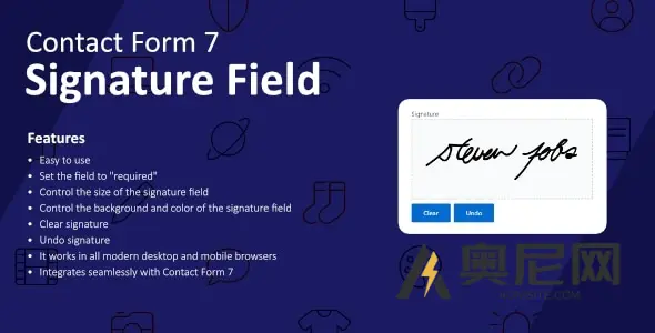 Contact Form 7 v1.4.0 的签名字段
