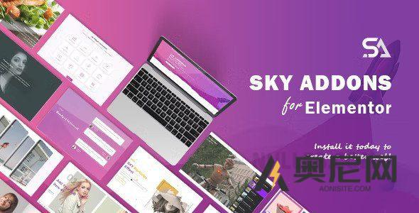 Sky Addons Pro v2.5.0 – 适用于 Elementor Page Builder WordPress 插件 Sky Addons Pro v2.5.0 – 适用于 Elementor Page Builder WordPress 插件
