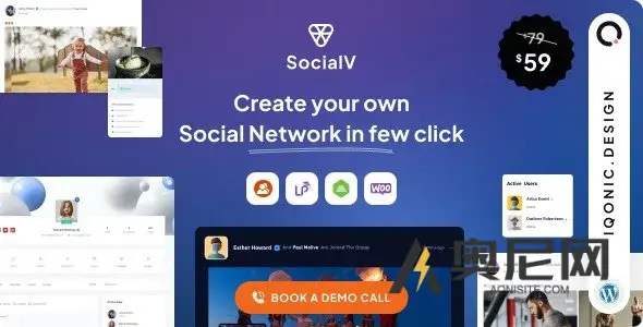 SocialV v2.0.17 – 社交网络和社区 BuddyPress 主题