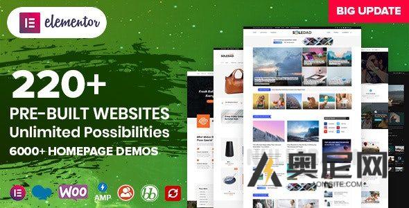 Soledad v8.6.4 - 多用途，报纸，博客和WooCommerce WordPress主题