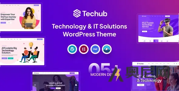 Techub v1.0 – 技术和IT解决方案WordPress主题