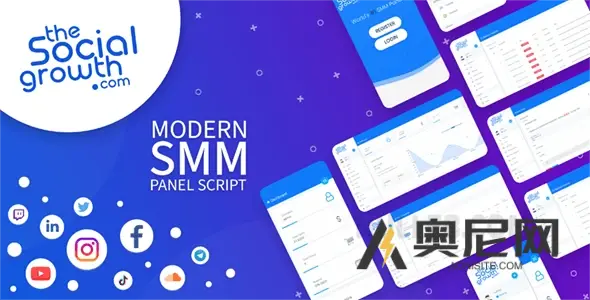TheSocialGrowth v1.1 – SMM 面板脚本 TheSocialGrowth v1.1 – SMM 面板脚本
