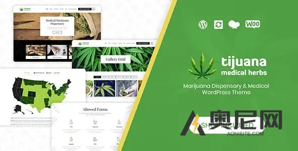 蒂华纳 v1.9 - 大麻药房和医疗WordPress主题