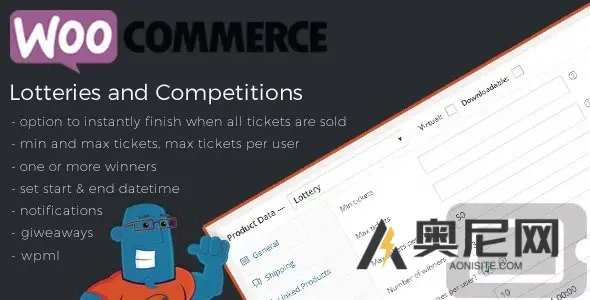 WooCommerce 彩票 v2.2.7 – WordPress 竞赛和彩票，WooCommerce 彩票