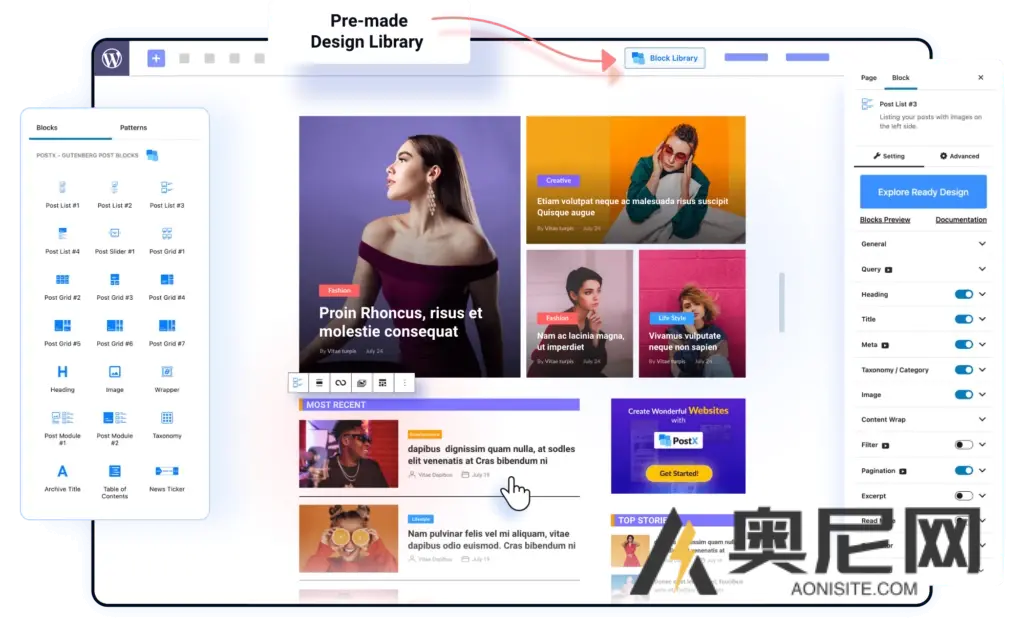 PostX Pro v1.7.1 – 用于 Post Grid 的 Gutenberg Post 块 PostX Pro v1.7.1 – 用于 Post Grid 的 Gutenberg Post 块